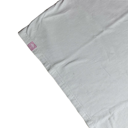 Secondhand white cotton Hélas T-Shirt with colorful print 