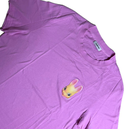 Secondhand pink cotton Sandro T-Shirt with print 