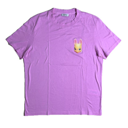 Secondhand pink cotton Sandro T-Shirt with print 