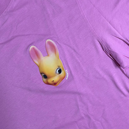 Secondhand pink cotton Sandro T-Shirt with print 