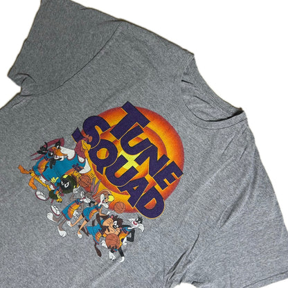 Vintage grey cotton Graphic T-Shirt with Looney Tunes Print 