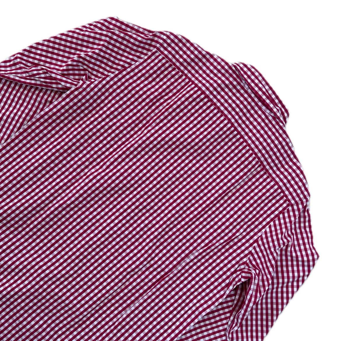 Secondhand red and white checkered cotton Etiqueta Negra Shirt 