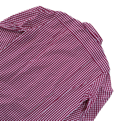Secondhand red and white checkered cotton Etiqueta Negra Shirt 