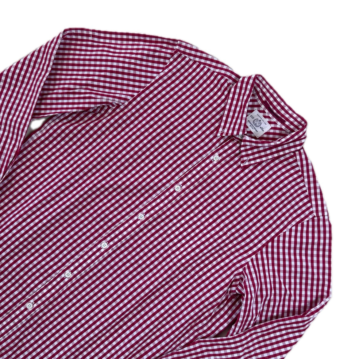 Secondhand red and white checkered cotton Etiqueta Negra Shirt 