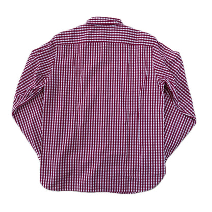 Secondhand red and white checkered cotton Etiqueta Negra Shirt 