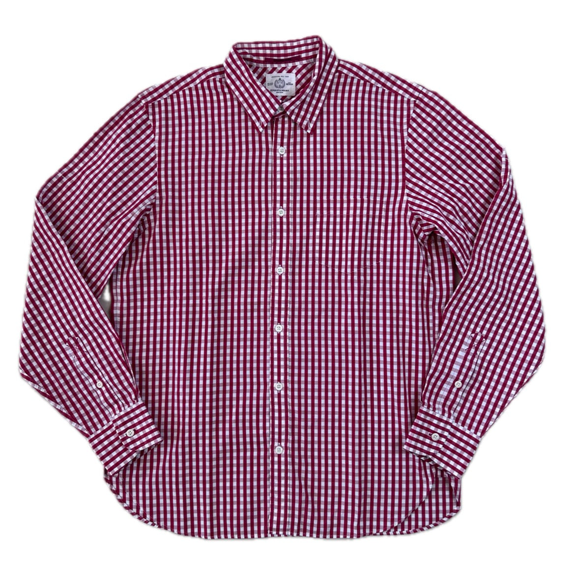 Secondhand red and white checkered cotton Etiqueta Negra Shirt 