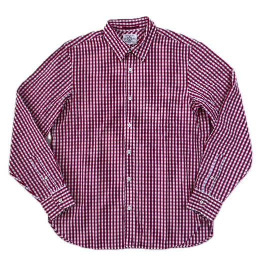 Secondhand red and white checkered cotton Etiqueta Negra Shirt 
