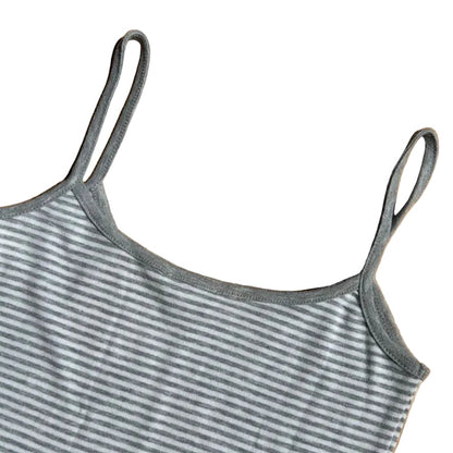 Secondhand white and grey striped cotton Subued Top 