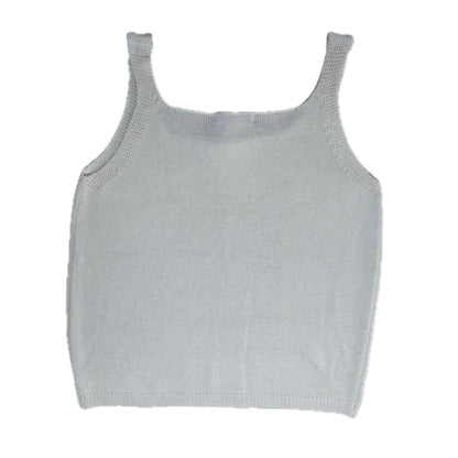 Secondhand white crochet cotton Under Row Top 