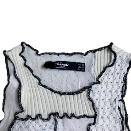 Secondhand white patchwork Jaded London Top 
