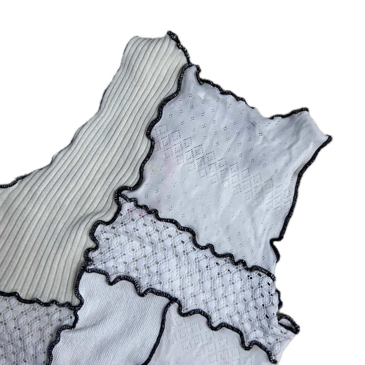 Secondhand white patchwork Jaded London Top 