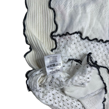 Secondhand white patchwork Jaded London Top 