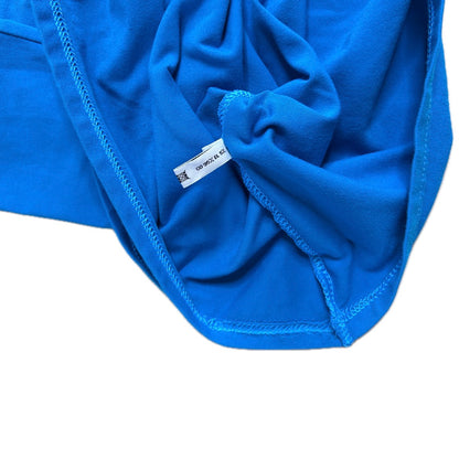Winhape turquoise cotton Wrap Top 