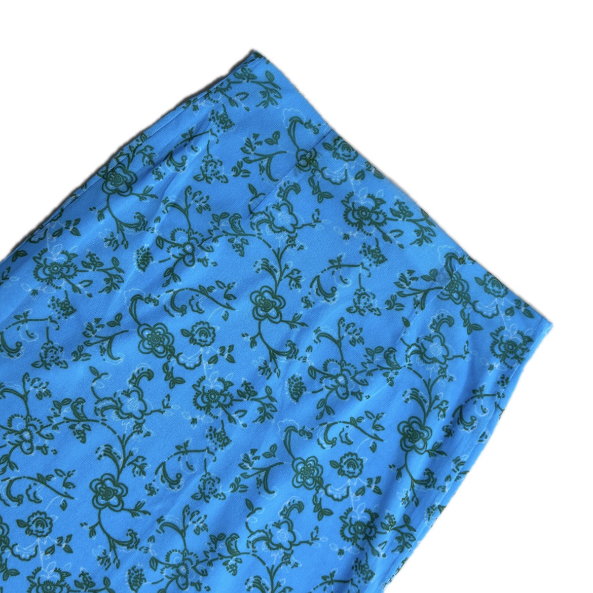 turquoise mesh Mexx Midi Skirt with floral print 