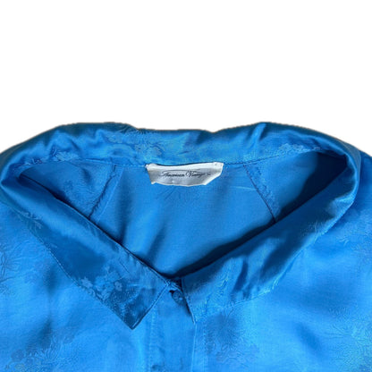 Secondhand blue / turquoise viscose American Vintage Blouse 