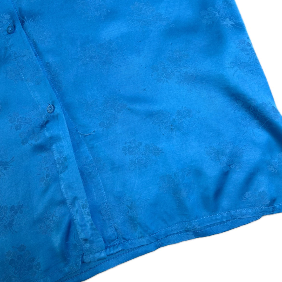 Secondhand blue / turquoise viscose American Vintage Blouse 
