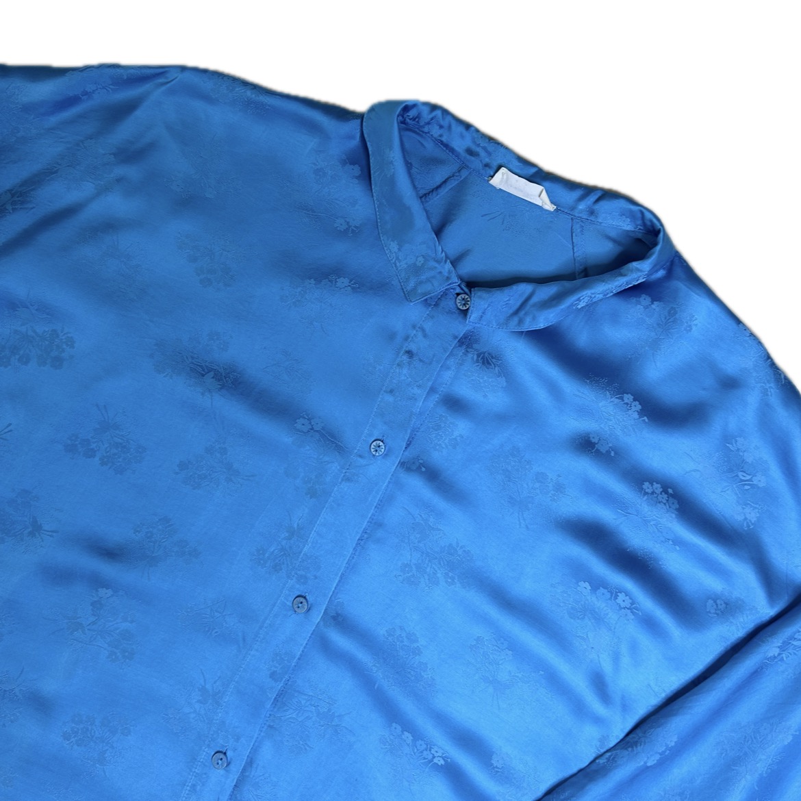 Secondhand blue / turquoise viscose American Vintage Blouse 