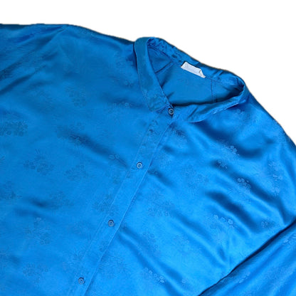Secondhand blue / turquoise viscose American Vintage Blouse 