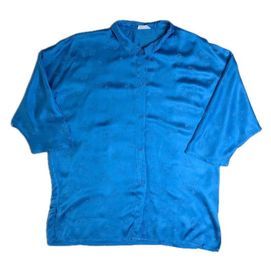 Secondhand blue / turquoise viscose American Vintage Blouse 