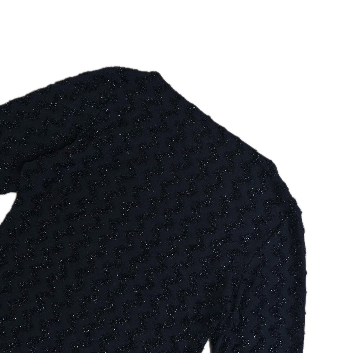 Vintage black glitter Y2K Sara Glenzer 3/4 Longsleeve