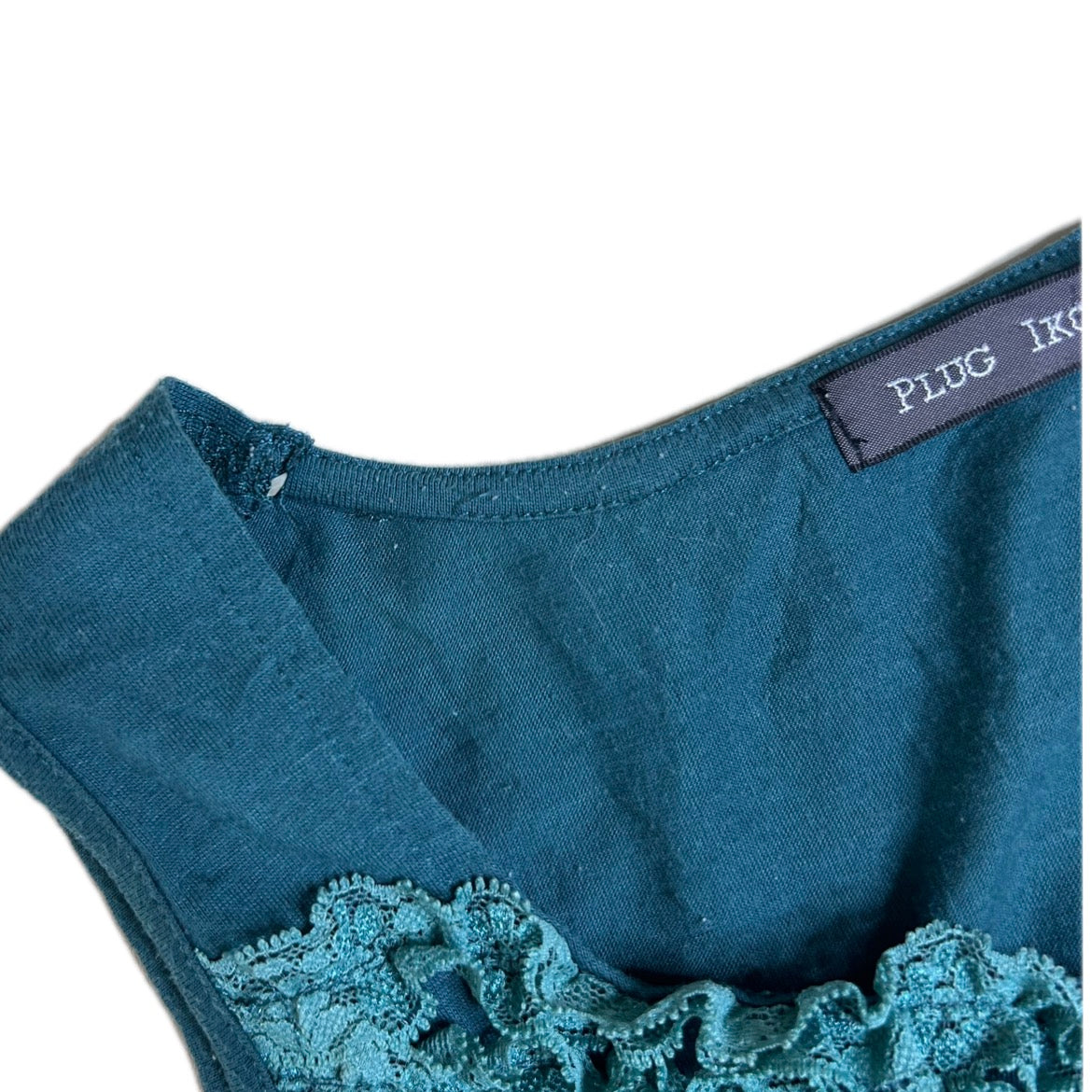 Vintage Y2K Plug Ikons Top with Lace 