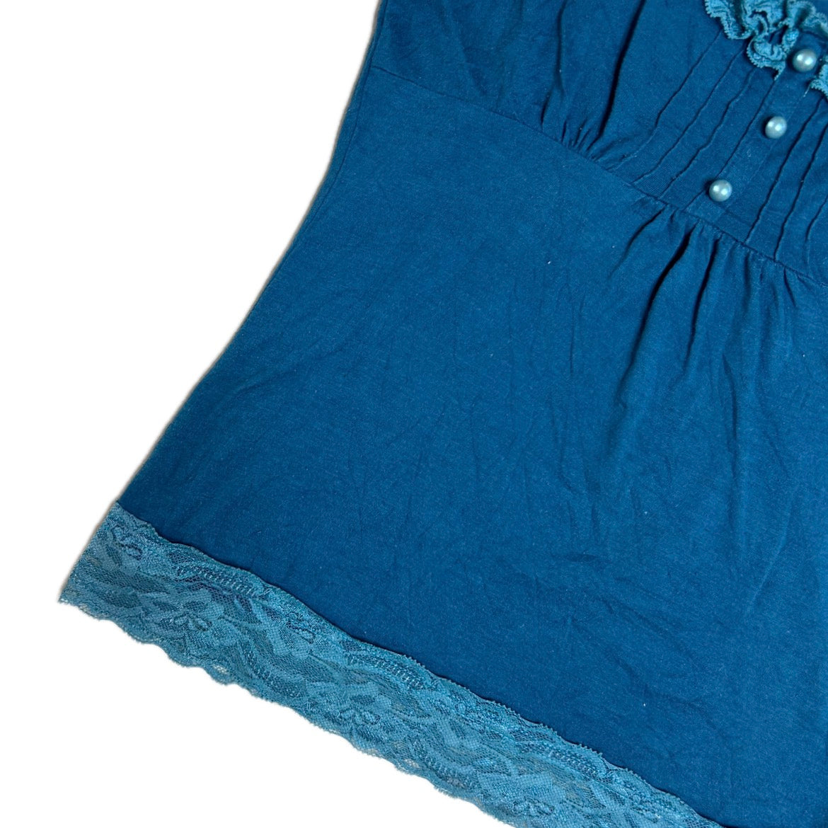 Vintage Y2K Plug Ikons Top with Lace 