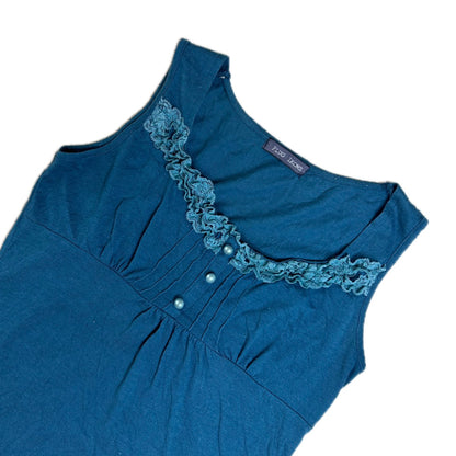 Vintage Y2K Plug Ikons Top with Lace 