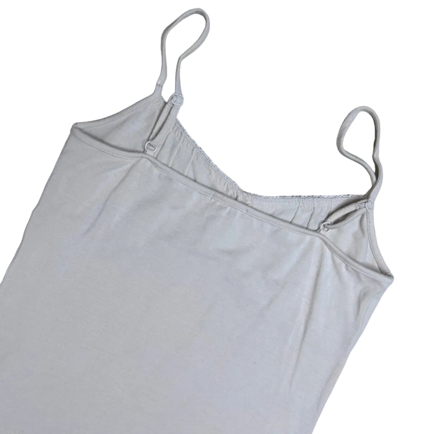 Vintage white cotton Y2K ef-dé Top with Lace 
