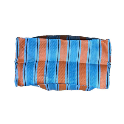 Secondhand orange and blue striped Puebco Bag 