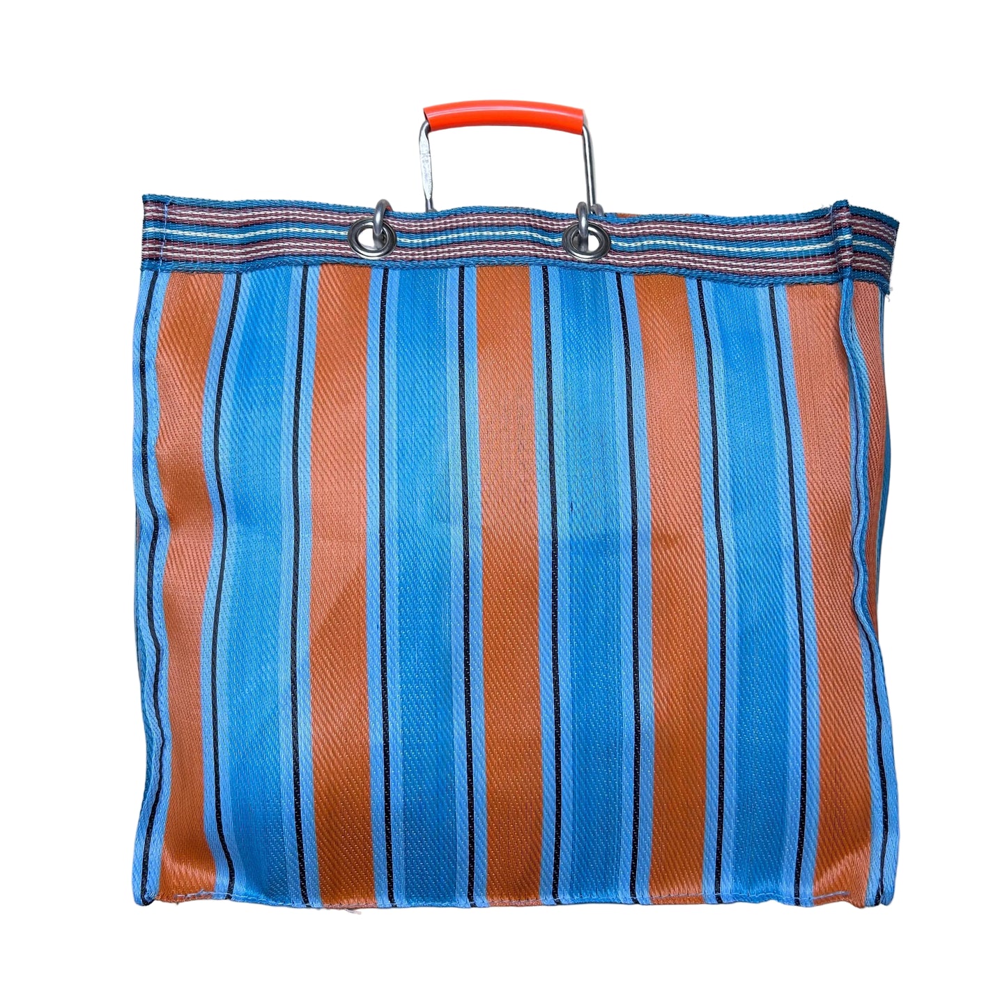 Secondhand orange and blue striped Puebco Bag 