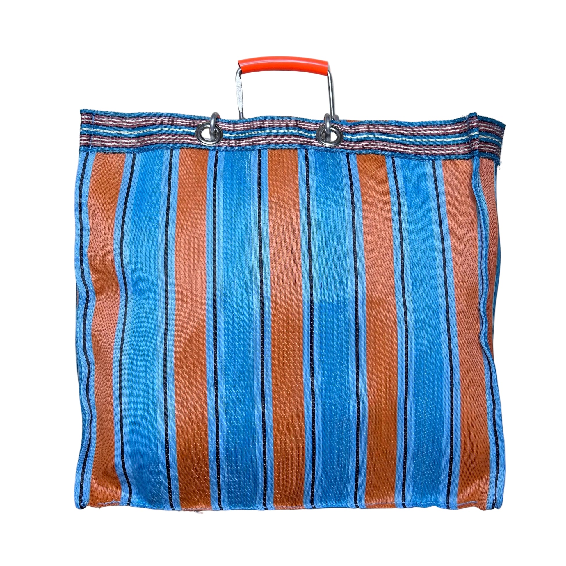 Secondhand orange and blue striped Puebco Bag 