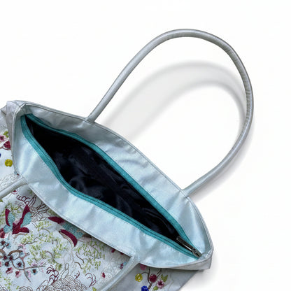 Secondhand light blue / turquoise embroidered Bag 