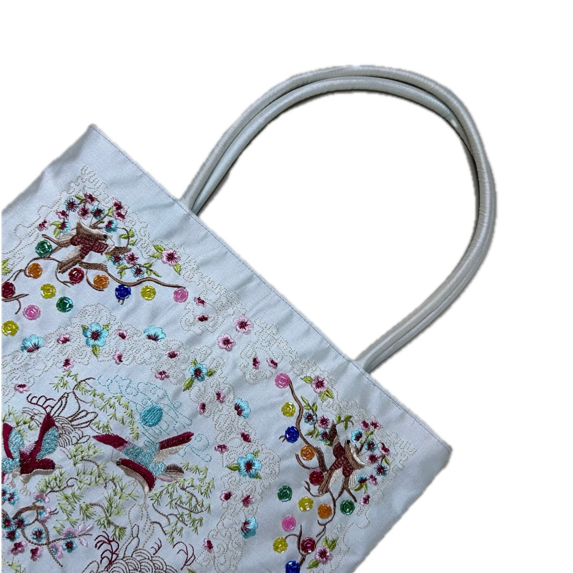 Secondhand light blue / turquoise embroidered Bag 