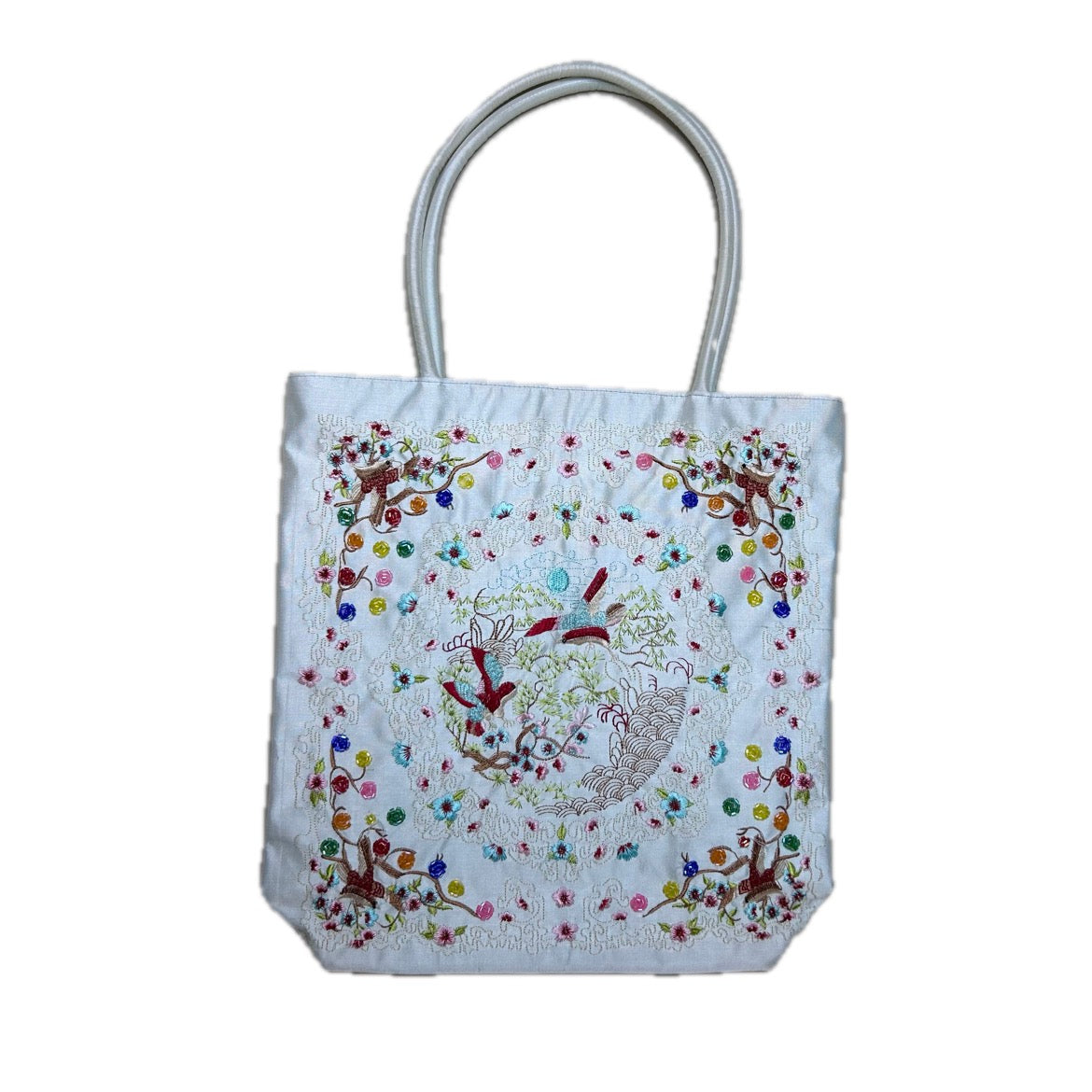 Secondhand light blue / turquoise embroidered Bag 