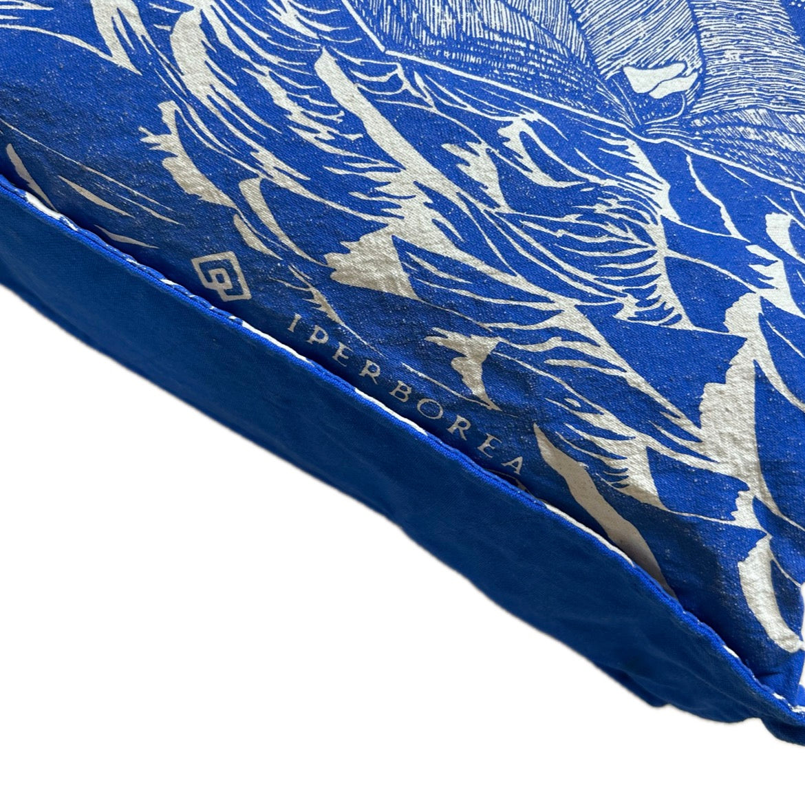 Secondhand blue and white cotton Iperborea Tote Bag 