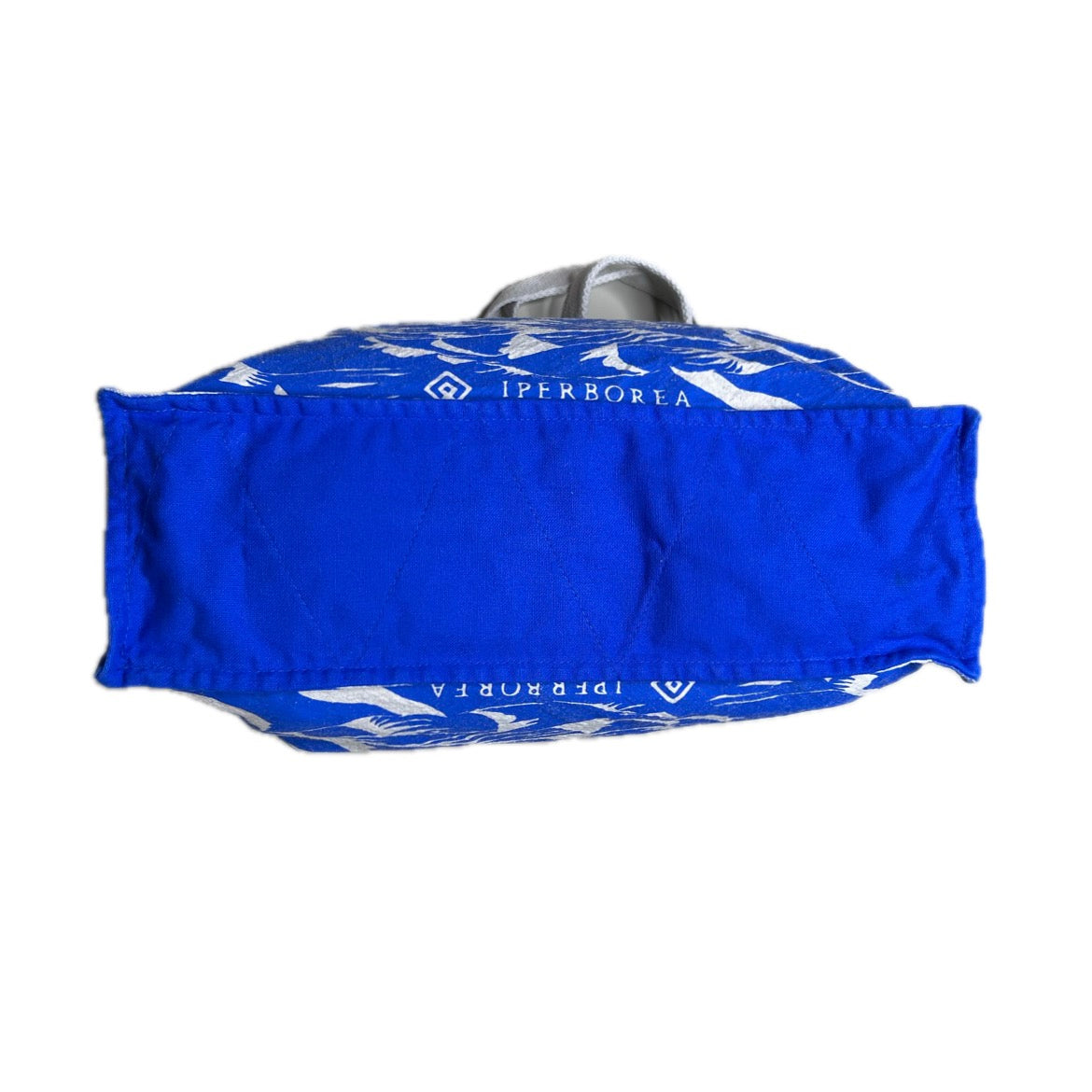 Secondhand blue and white cotton Iperborea Tote Bag 