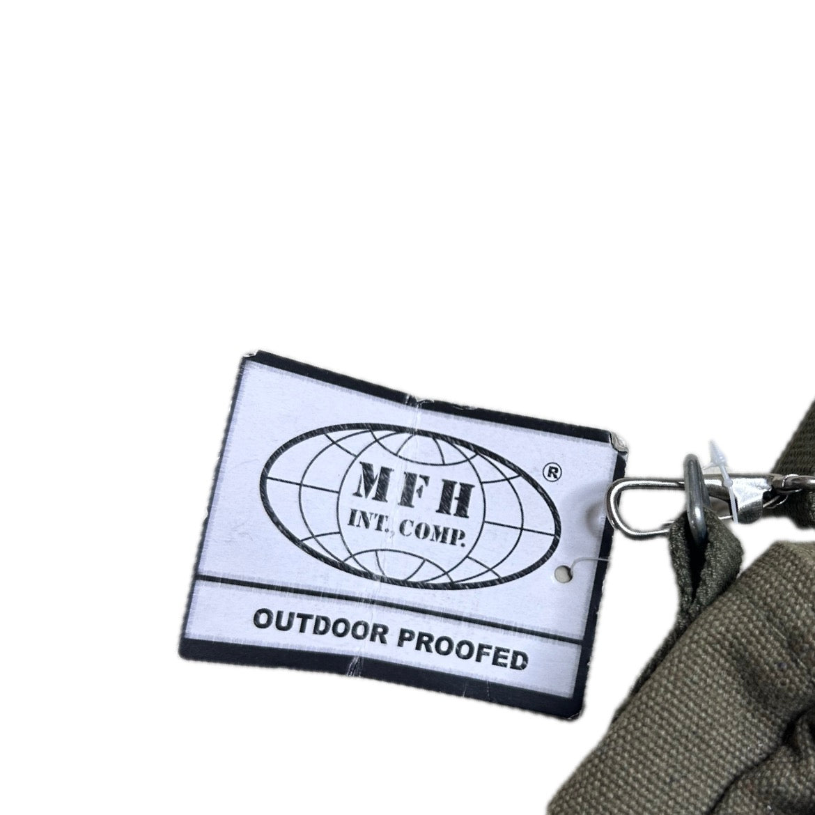Secondhand khaki green MFH Canvas Bag 