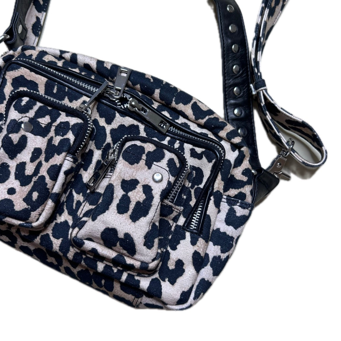 Secondhand Nunoo Bag with Leopard Print 
