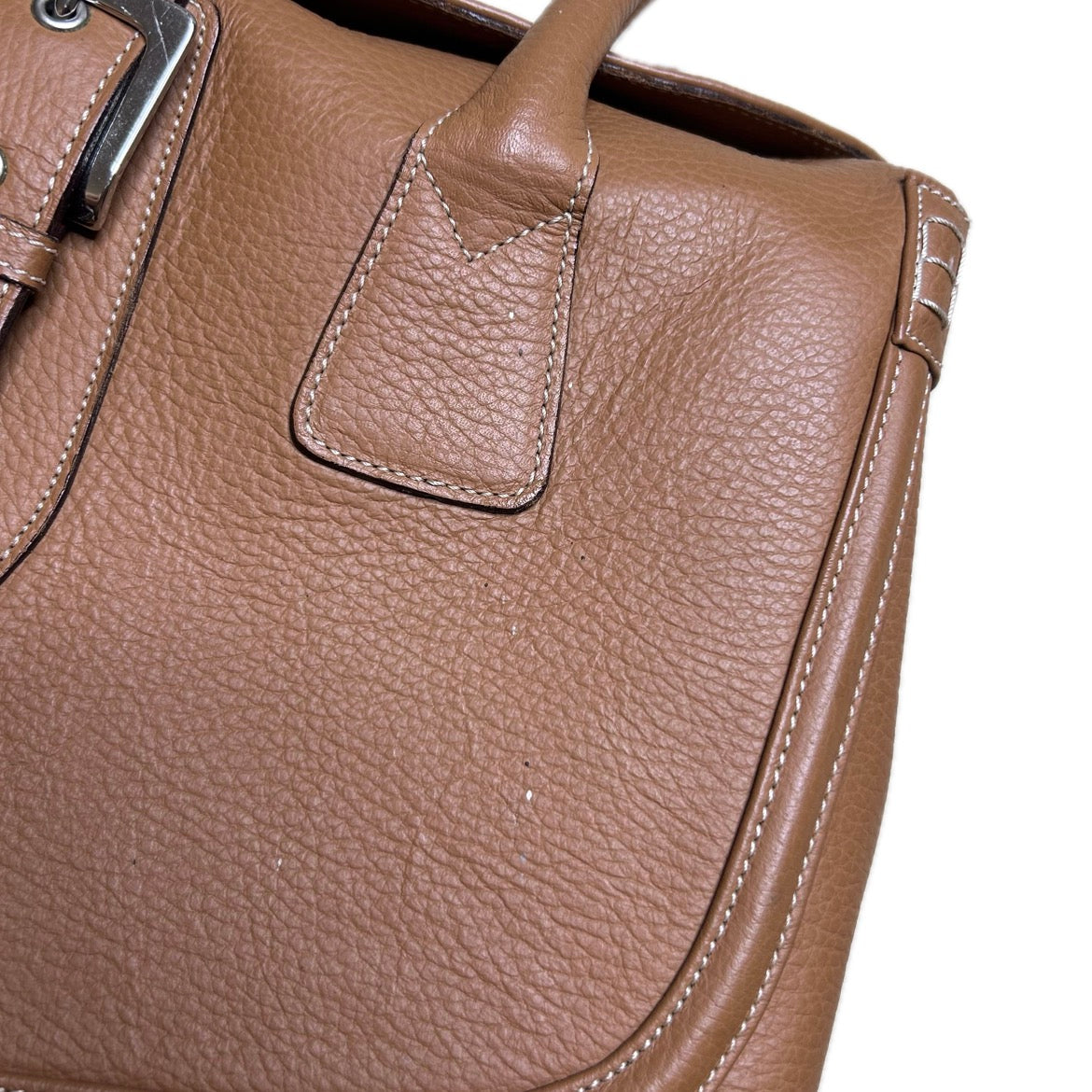 Secondhand brown leather Heyraud Bag 