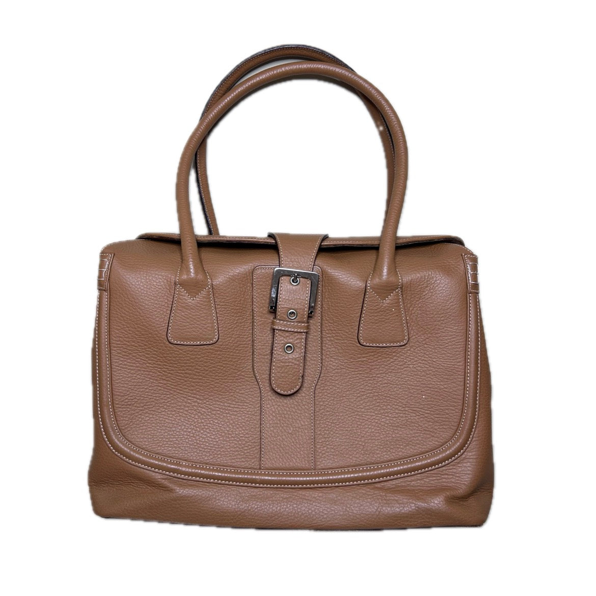 Secondhand brown leather Heyraud Bag 