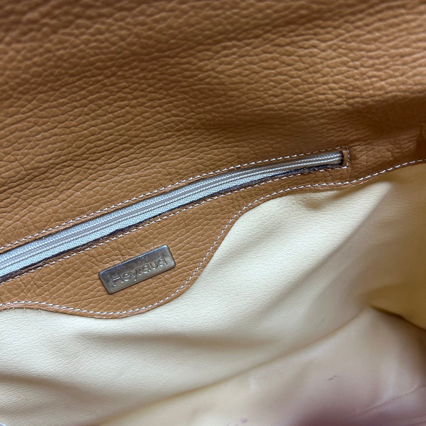 Secondhand brown leather Heyraud Bag 