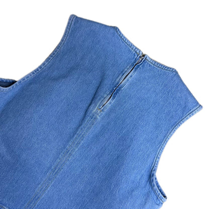 Secondhand blue cotton MSCH Copenhagen denim Top 
