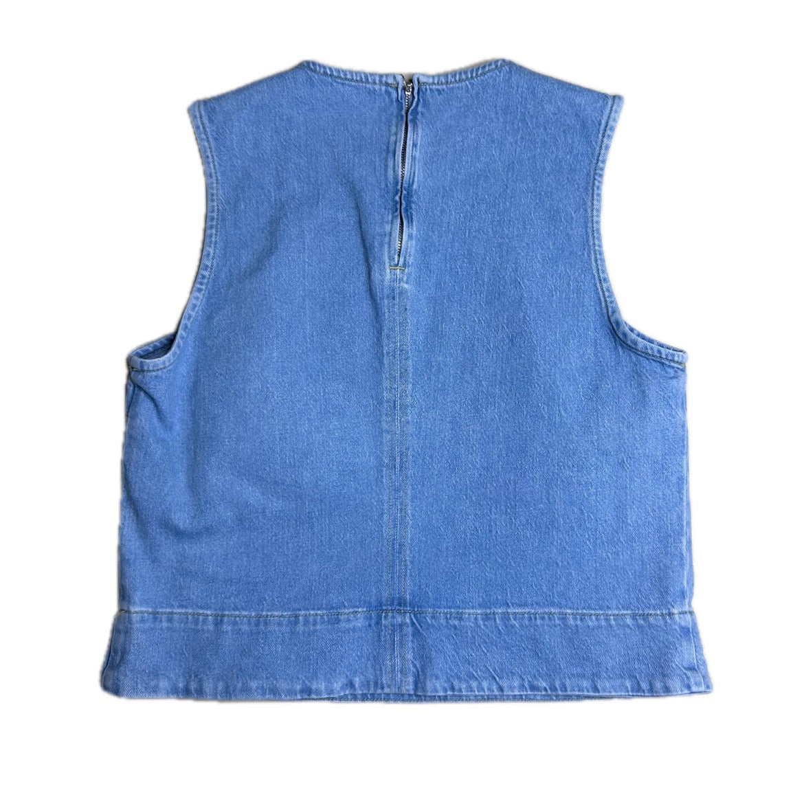 Secondhand blue cotton MSCH Copenhagen denim Top 