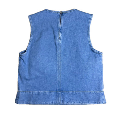Secondhand blue cotton MSCH Copenhagen denim Top 