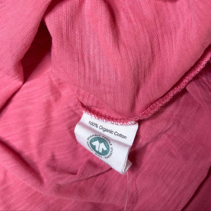 Secondhand coral cotton Collectif Mon Amour 3/4-Sleeve Shirt 