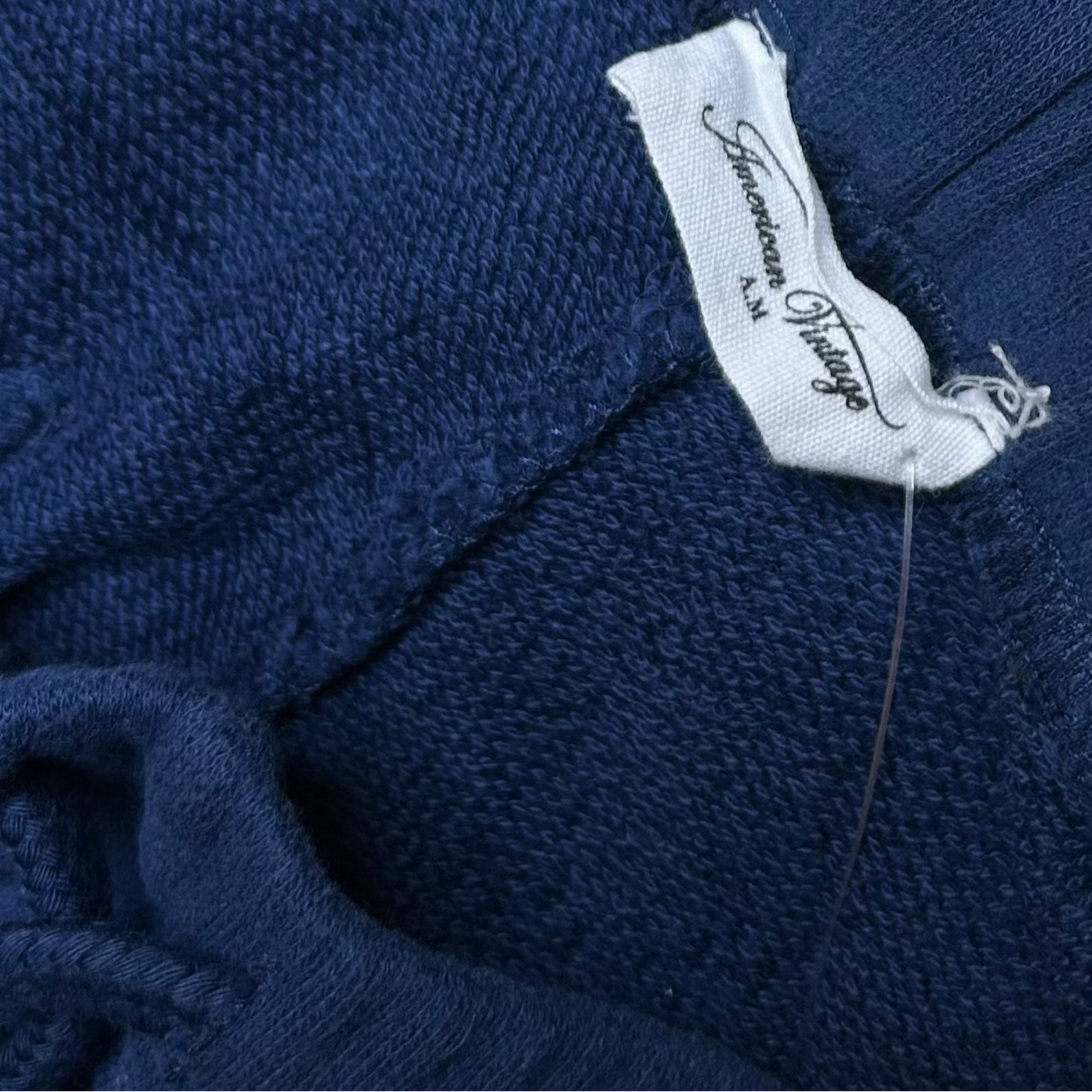 Secondhand dark blue cotton American Vintage Capri Sweatpants