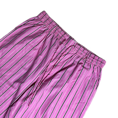 Secondhand pink striped cotton Damson Madder Pants 