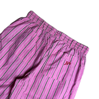 Secondhand pink striped cotton Damson Madder Pants 