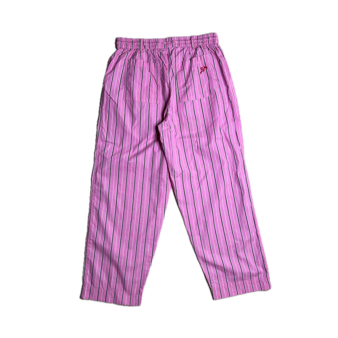Secondhand pink striped cotton Damson Madder Pants 