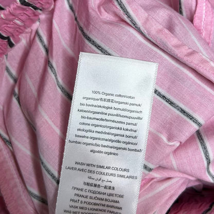 Secondhand pink striped cotton Damson Madder Pants 